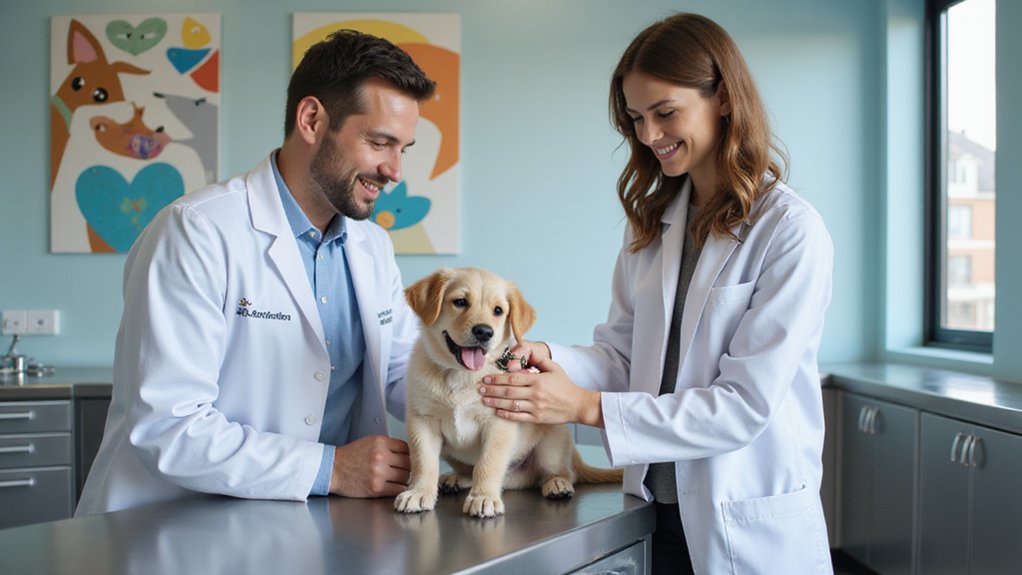 Was passiert bei der ersten tierärztlichen Untersuchung?